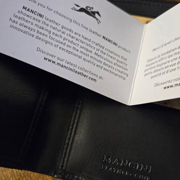 Mancini South Beach RFID Secure Medium Clutch Wallet - Picture 9 of 9